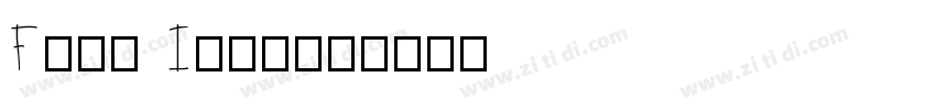 Finn Italic字体转换